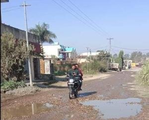 Indora: The condition of Thakurdwara-Barota road is zero at the ground level.