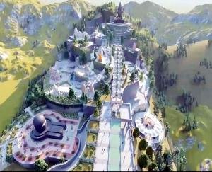 One hundred and fifty crore Shivdham work going on in full swing in Choti Kashi Mandi