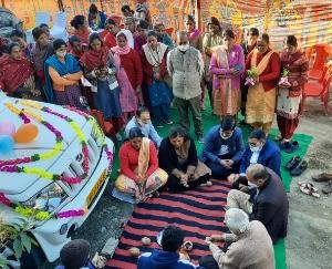 Dadlaghat: Amritdhara Milk Production Cooperative Society launched its new vehicle