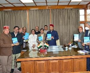 Shimla: Chief Minister Jai Ram Thakur releases book Himachal Pradesh A-Treasure of Tourism