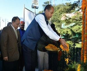 Shimla: Chief Minister Dr. Tributes paid on the death anniversary of Bhimrao Ambedkar