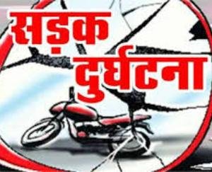 Road accident occurred in Dehra, one person injured
