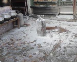 Dehra: Cylinder fire in Dhaliara's Dhaba