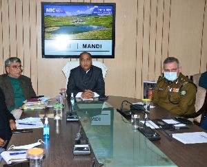 Shimla: Chief Minister Jai Ram reviews the preparations related to the Prime Minister's visit