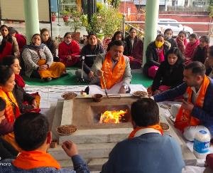 Kangra: Students of DAV Bhadoli celebrated the birthday of Justice Meher Chand Mahajan