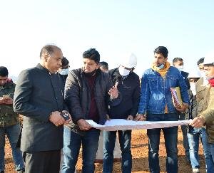 Shimla: Chief Minister reviewed the construction works of Shivdham in Mandi