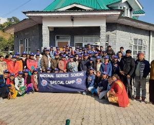 Jaisinghpur: Seven-day NSS camp concluded at Kanwar Durga Chand Government College