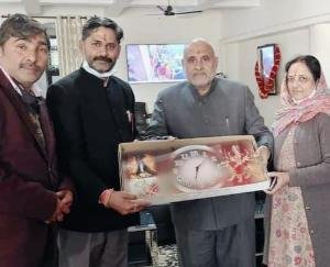 ज्वालामुखी: प्रदेश भाजपा प्रभारी अविनाश राय खन्ना ने मां ज्वालामुखी का लिया आशीर्वाद