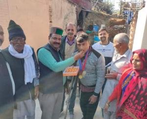 डाडासीबा: सन्नी ने पैरा स्पोर्ट्स चैंपियनशिप में जीते 5 मेडल, मनकोटिया ने किया सम्मानित