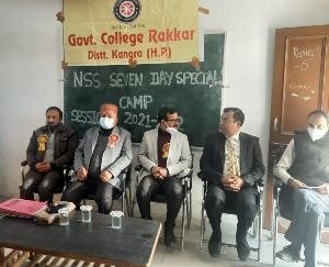 Jaswan-Paragpur: Seven-day NSS special camp started at Rakkad College