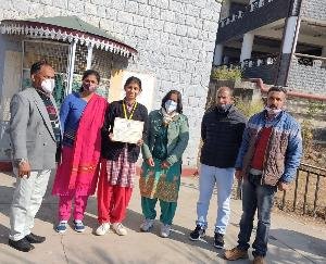 Kangra: Nirali Chaudhary of Jwalamukhi will participate in Republic parade of 26 January