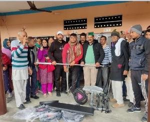 ज्वालामुखी: पैरा स्पोर्ट्स चैंपियनशिप में डंका बजाने वाले त्यामल के सन्नी कुमार को मनकोटिया ने किया सम्मानित