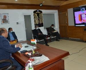 Shimla: Chief Minister Jai Ram inaugurated Gau Sadan in Sunni