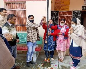 जयसिंहपुर : लंबागांव में मनाया गया 73 वां गणतंत्र दिवस