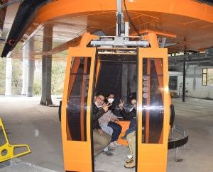 Dharamshala ropeway brought a smile to the faces of tourists