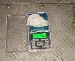 12.65 grams of heroin/chita recovered from a 24-year-old youth