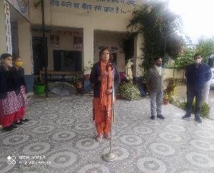 Morning meeting organized in Dhundan on the occasion of World Cancer Day