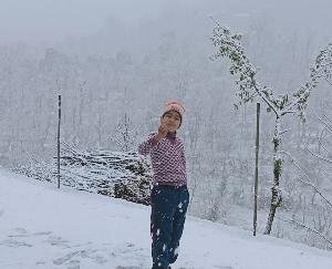 After a week, the weather has turned, there is a lot of snowfall