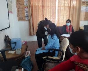 Dadlaghat: Vaccination to trainees engaged to protect against Kovid