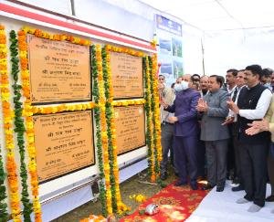 CM inaugurated and laid foundation stones for developmental projects worth about 67 crores in the district