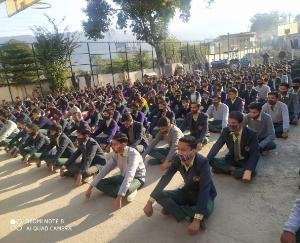 Dadlaghat: Paying tribute to Pulwama Martyrs by observing silence for two minutes