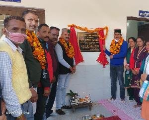 MLA inaugurated newly constructed community building in Kholi