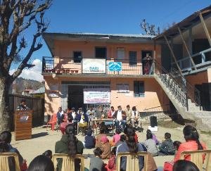 Organized Fit India program courtesy of Nehru Yuva Kendra