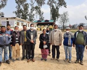 khatnali naale ke bhoomi katav ke rokthaam ke khilaf baithak