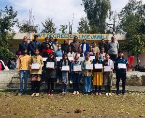 Special program organized in the college under the protection of Road Safety Club