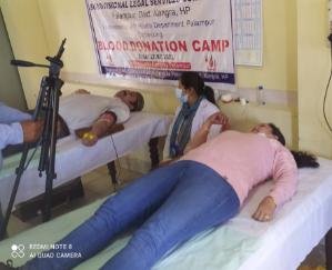 Palampur: Organized blood donation camp under National Legal Services Mission
