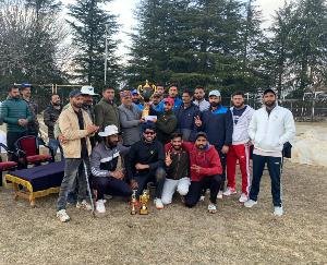 Cricket competition organized by Chail Cricket Club concludes