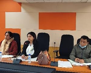 Meeting of Hospital Welfare Section of District Red Cross Society organized