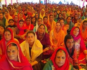 nectar of words rained on the seventh day in Shri Durga Mata temple