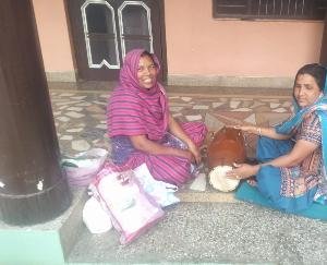 Dholru families started the month of Chaitra with folk songs