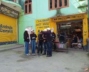 To bring awareness about road safety at various places