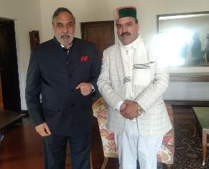 MLA expressed gratitude for giving budget by Rajya Sabha MP Anand Sharma