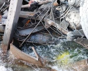 Truck accident, one life lost