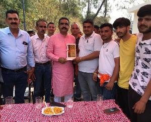 Industries Minister Bikram Thakur listened to public problems in Shantala