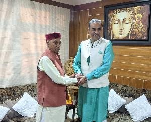 Sanjay Tandon did Prof. Courtesy call on Prem Kumar Dhumal