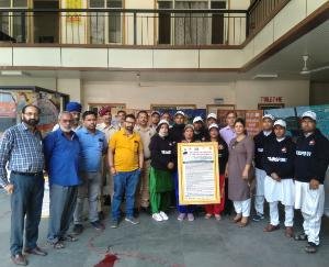 Artists made aware about road safety in Kasauli and Kuthad