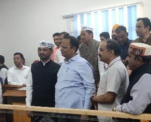  Himachal Karni Sena District President Ashutosh Chaudhary joined AAP
