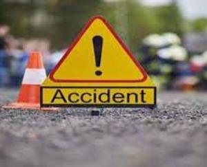 pickup collided with the tree, the rider's hand was chopped off