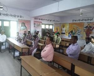 Organized discussion program on examination in Dhundan school