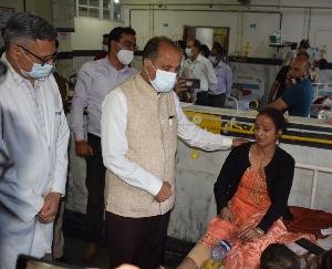 Chief Minister wished well being of the injured of Pandoh bus accident