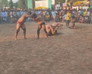  Wrestler Georgia won the riot in Lunge Chinj