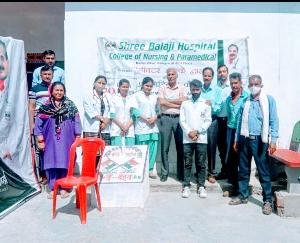 Shree Balaji Hospital has organized 56 free medical camps so far