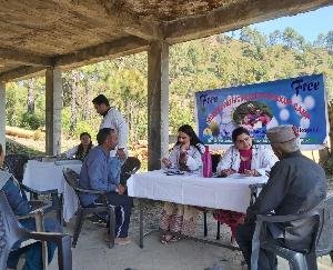  Health of 50 people will be checked in free homeopathic medical camp
