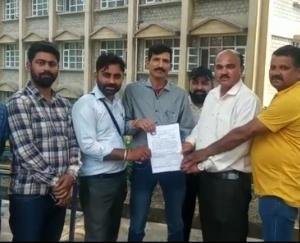 World Journalists Federation District Kangra submitted memorandum to SP Kangra