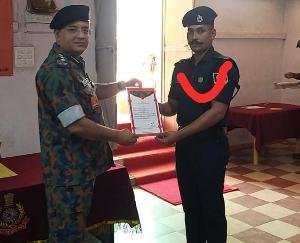 NDRF honored Rajesh Kumar of Punani