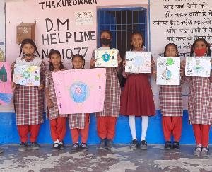 Tanvi first in painting competition